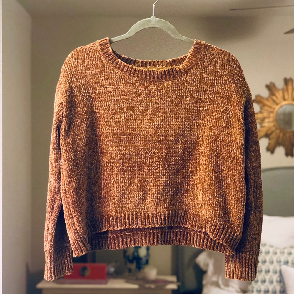 Mustard Chenille Sweater